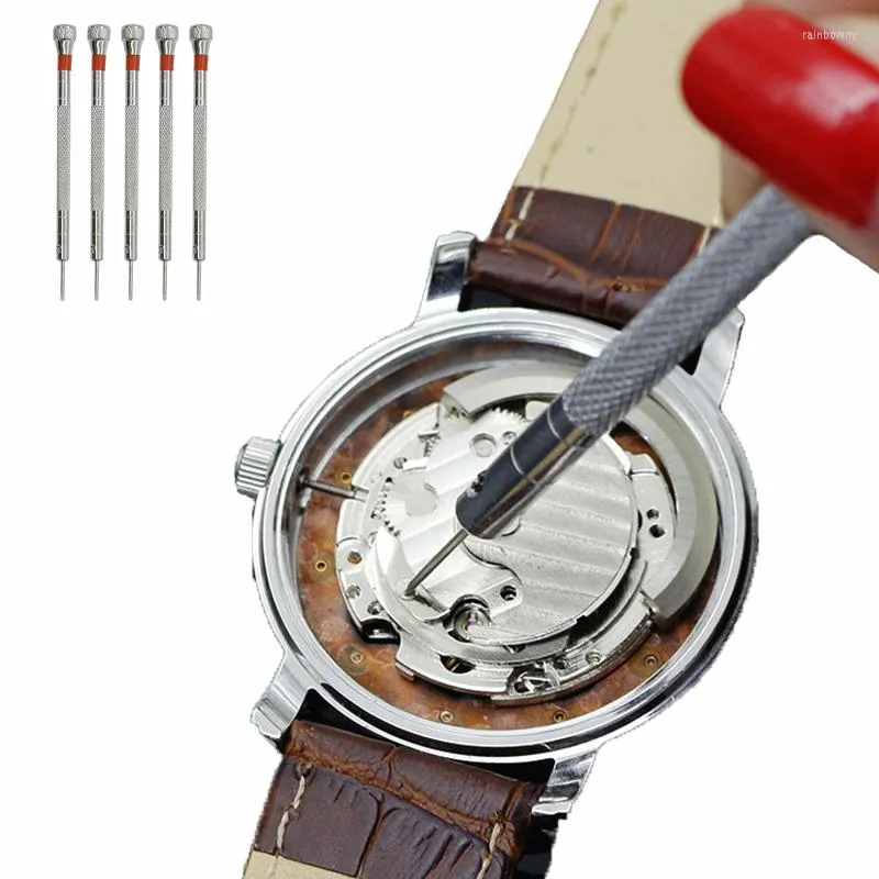 Kits de réparation de montres, 5 pièces, Kit d'horloger, outil, tournevis, lunettes de réglage, horloge, accessoires de téléphone portable, petite croix