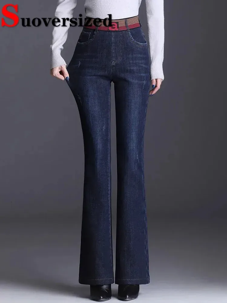 Damen Jeans Vintage Skinny High Waist Flare Hosen 2023 Frauen Stretch Oversize 5XL Vaqueros Pantalones Fahion Casual Denim Spodnie 231101