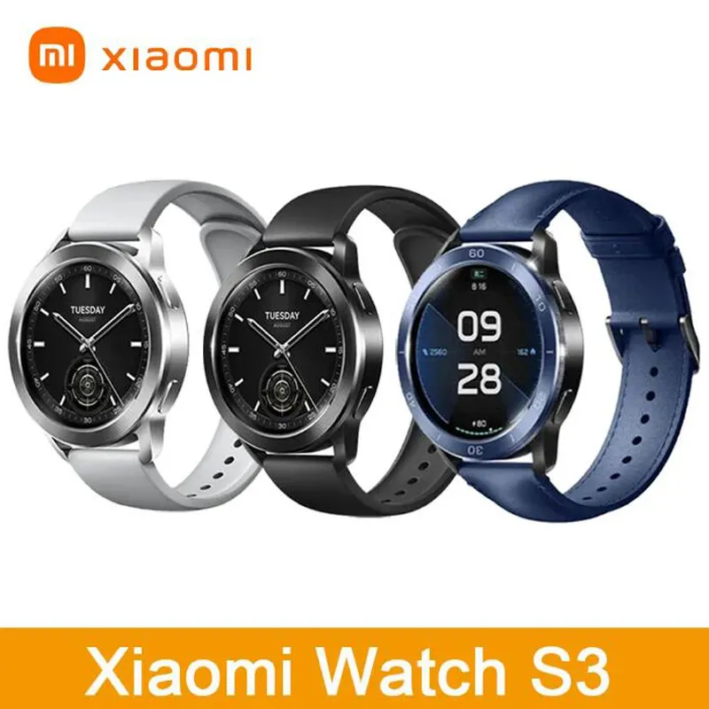 S3 Xiaomi 1.43 "AMOLED Display Bluetooth5.2 Smart Watch Heart Rate Blood Oxygen Monitoring 5ATM Waterproof Sports Tracking