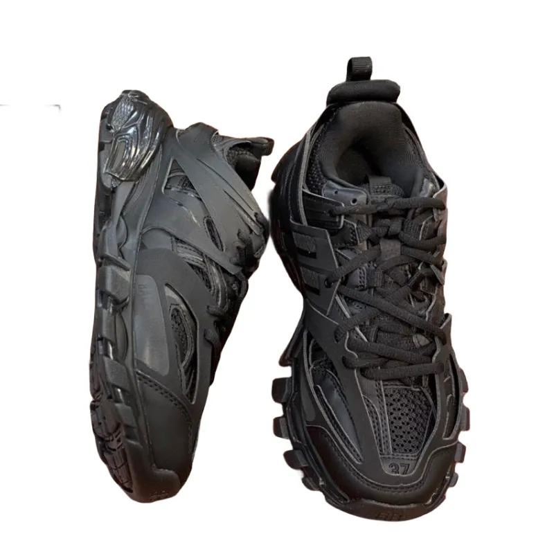 Track 3.0 3 scarpe firmate sneaker da donna da uomo outdoor illuminate in pelle gommata scarpe da ginnastica stampate con plateau parigi scarpe da ginnastica leggere da uomo