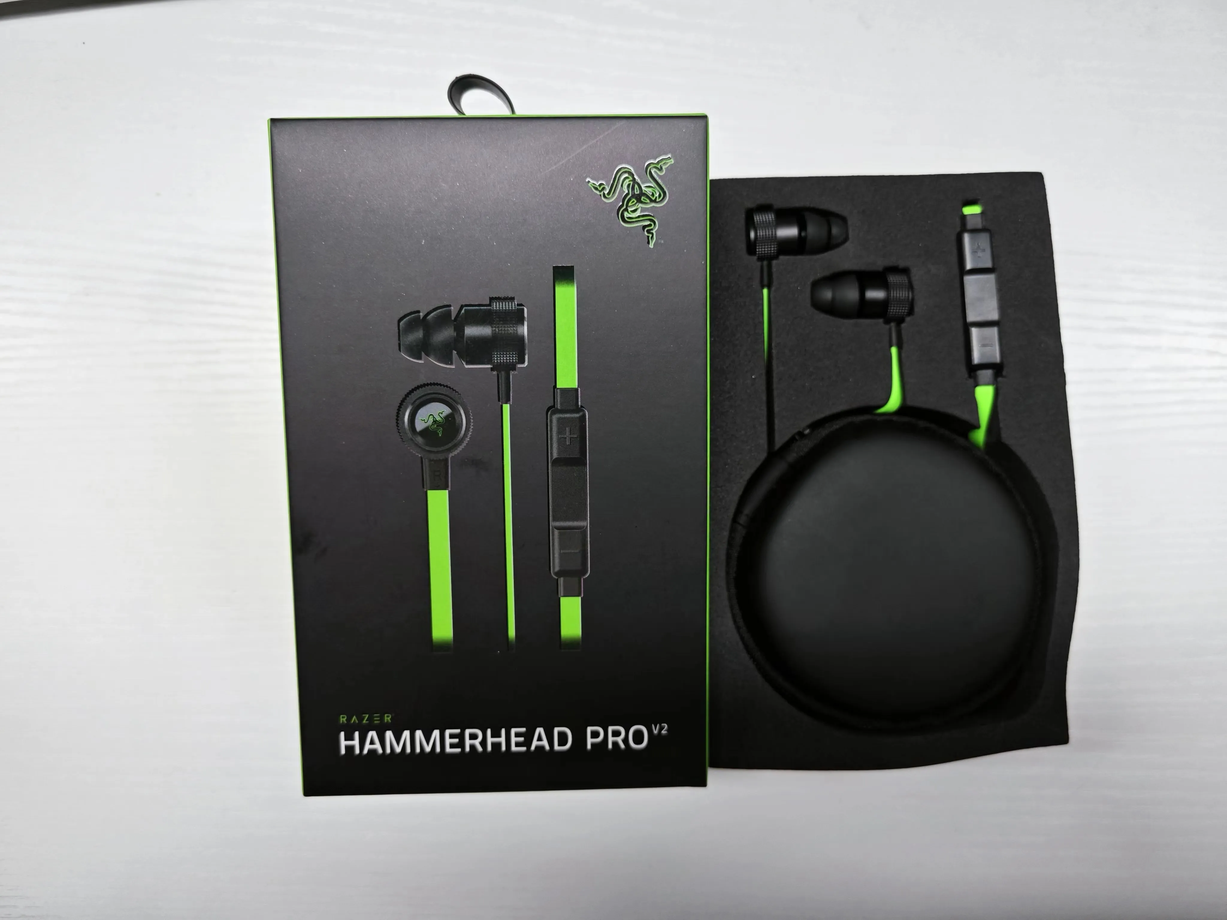 Razer Hammerhead Pro V2 In-Ear PC Music Game Game Słuchawki słuchawkowe z mikrofonem