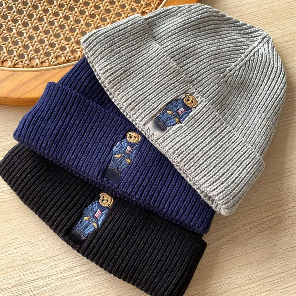 Ball Caps Polo Beer Borduursel Gebreide Beanie Muts Winter HatYY