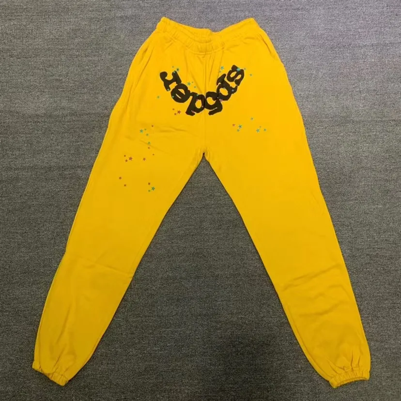 NEW Spider Worldwide × Young Thug Sp5der Black Sweatpants Sz S-XL 100%  AUTHENTIC