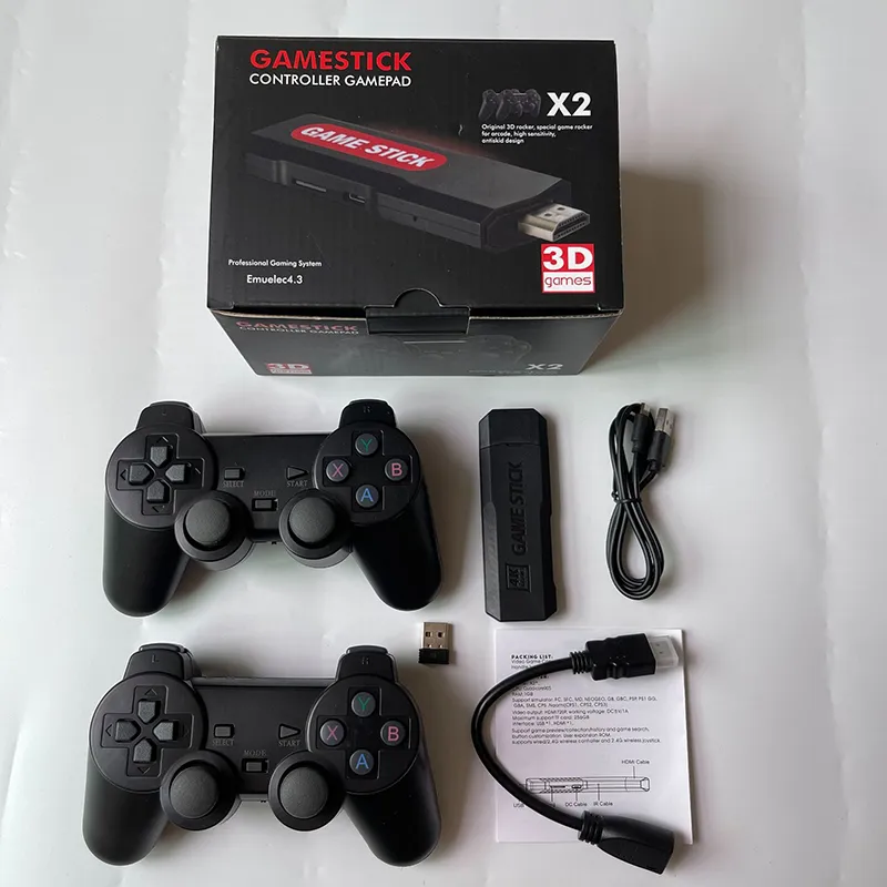 GD10 Home Gaming Machine Wireless 2.4G HD HDMI Cable X2 Gaming