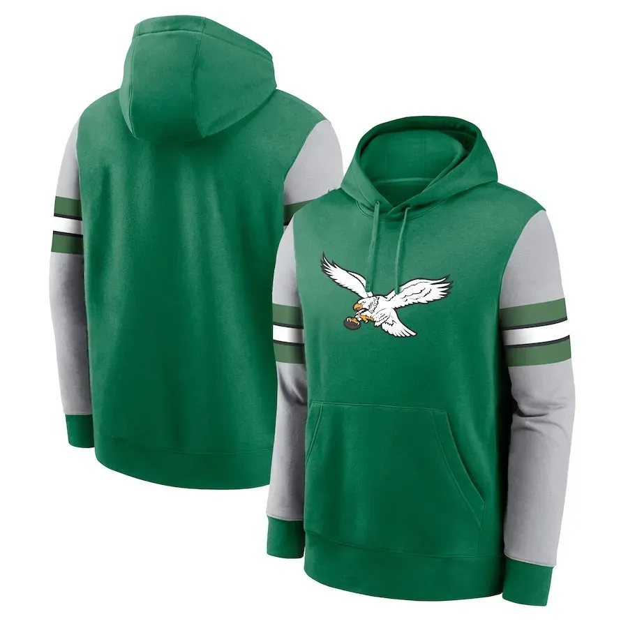 Philadelphia''eagles''men Sideline Alternativ Club Pullover Hoodie - Green