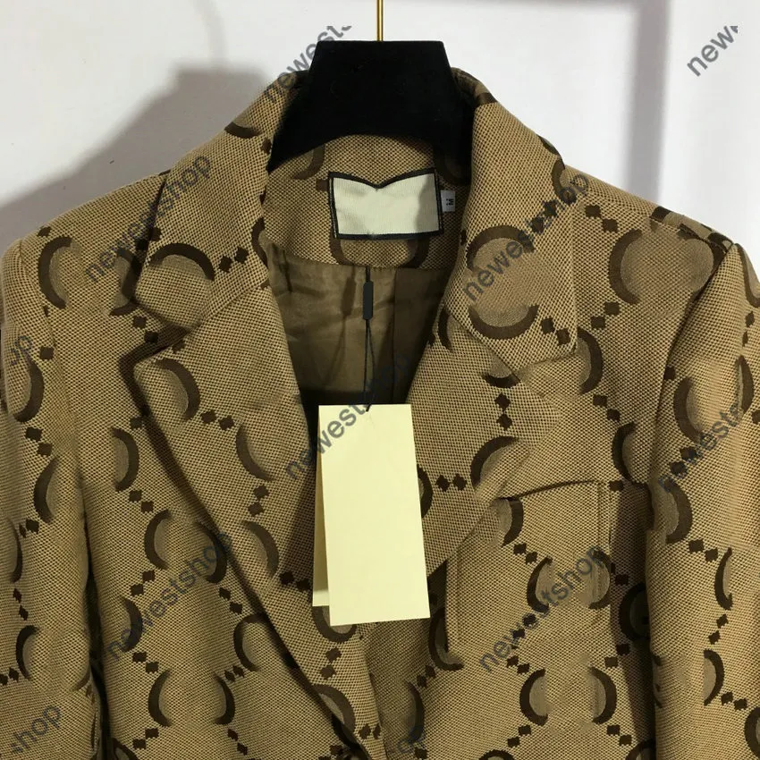 2022 Europe Womens Suits Blazers Designer Luxury Blazer Outwear Coat Slim Fit Casual Geometry Patchwork Print Outwear Coats Women Dress Jackets From 47 95 DHgate