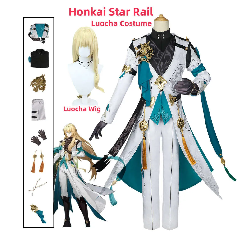 Fanatic Anime Store Genshin Impact Luocha Cosplay Costume Perfect For