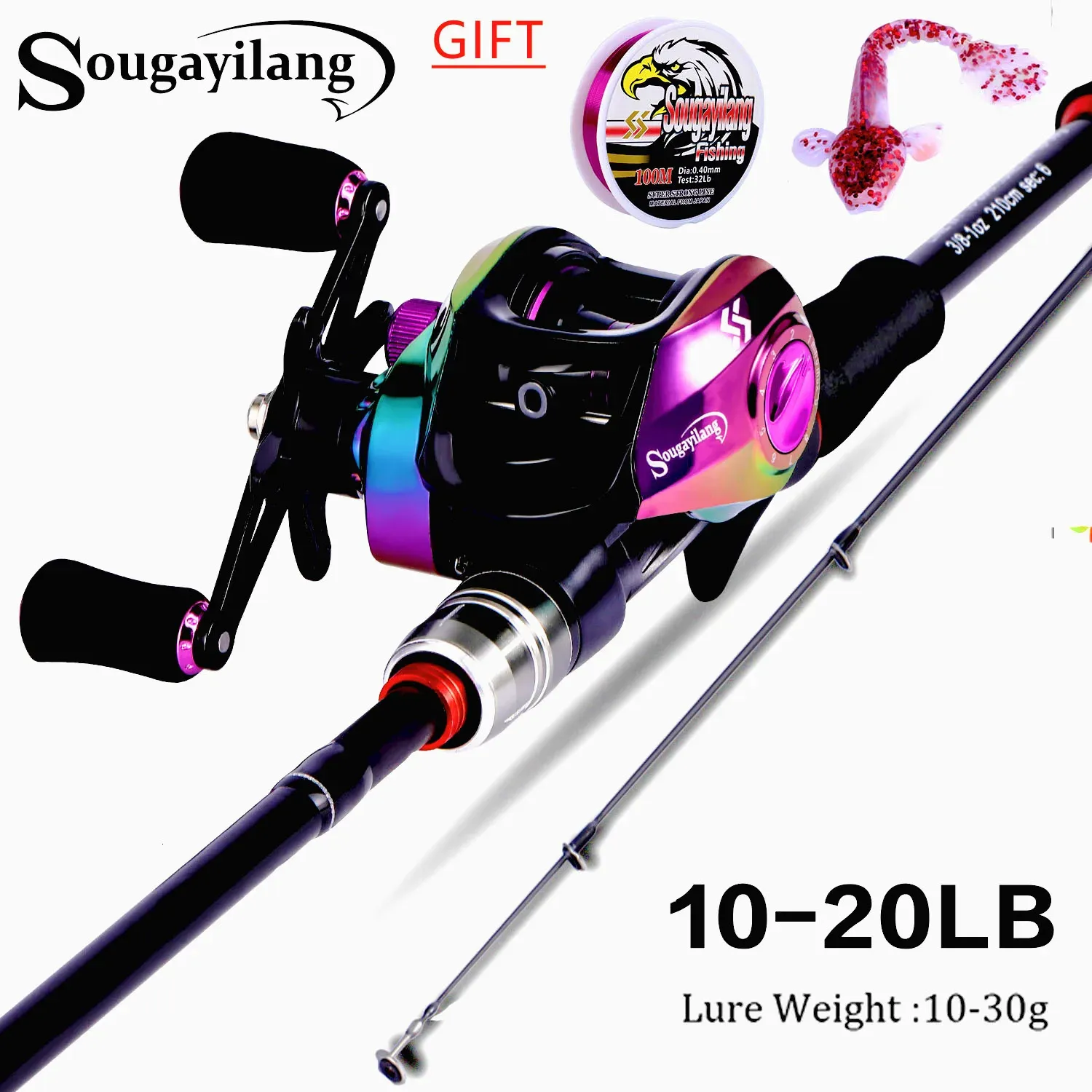 Sougayilang 1.8m and 2.1m Baitcasting Rod and Reel Combo with Aluminum Alloy Spool from Dhgate Fishing Accessories - price 44.96 Sougayilang 1.8m and 2.1m Baitcasting Rod and Reel Combo with Aluminum Alloy Spool from Dhgate Fishing Accessories - price 44.96
