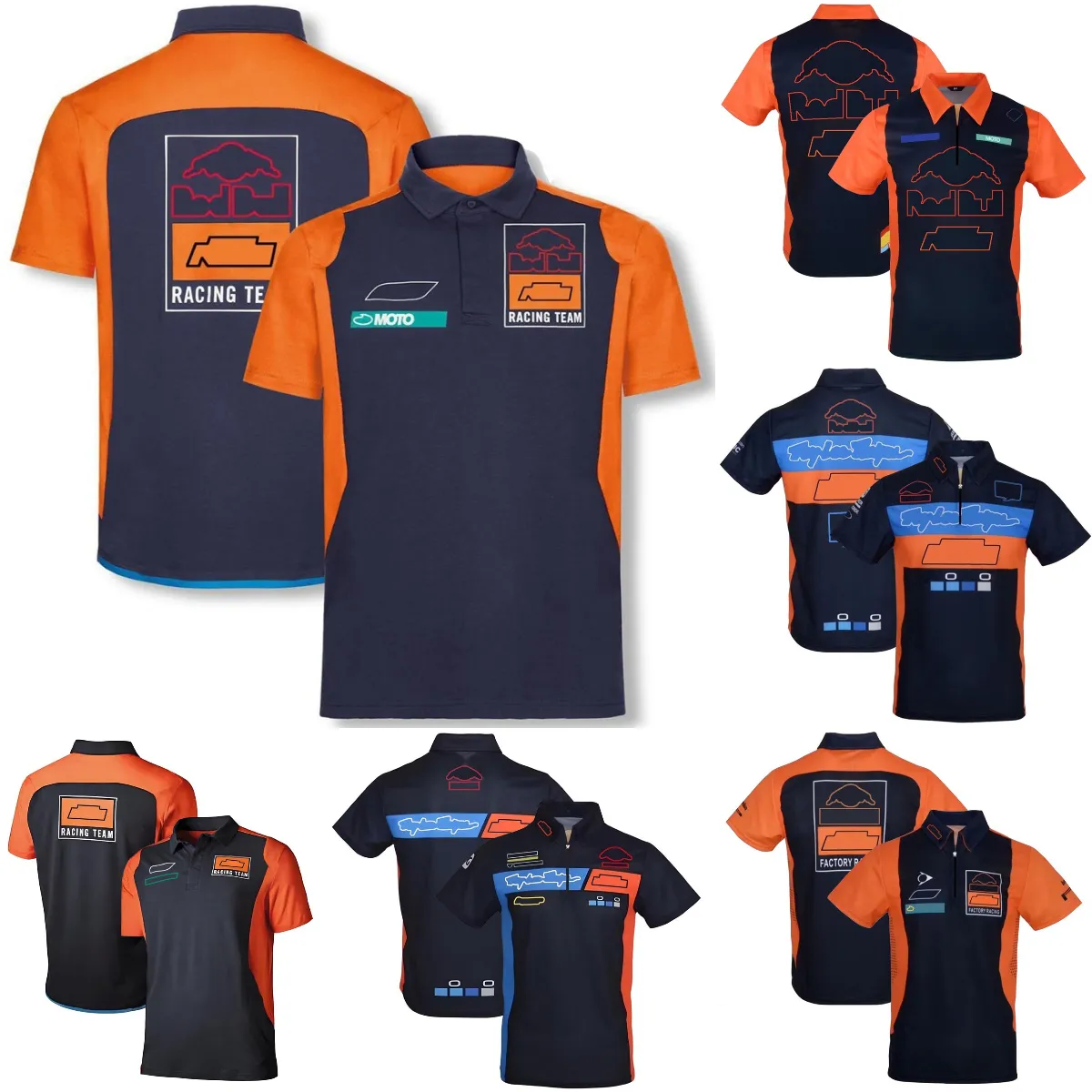 T-shirt en jersey de motocross 2023 Nouveau polo de course d'équipe de moto T-shirt d'été chemise d'équitation de moto de cross-country T-shirt à séchage rapide