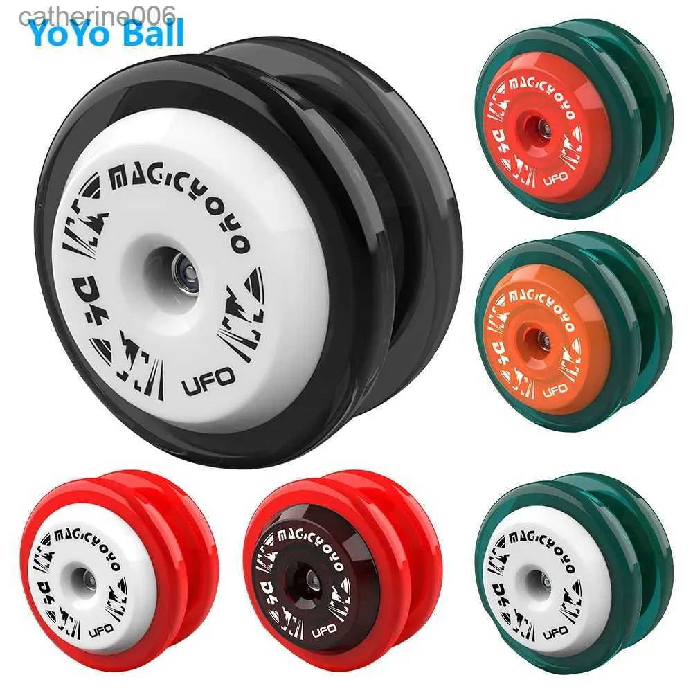 Yoyo Sfera in plastica con cuscinetto Ritorno automatico con corda Reattiva Yoyo Ball Portatile Looping Yoyo Ball Toy per intrattenimento per bambini GiftL231102