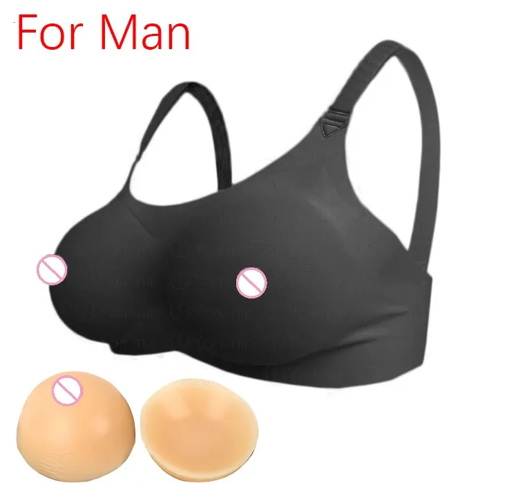 Silicone Breast Forms Lifelike False Fake Boobs With Adjustable Strap Aa Cup