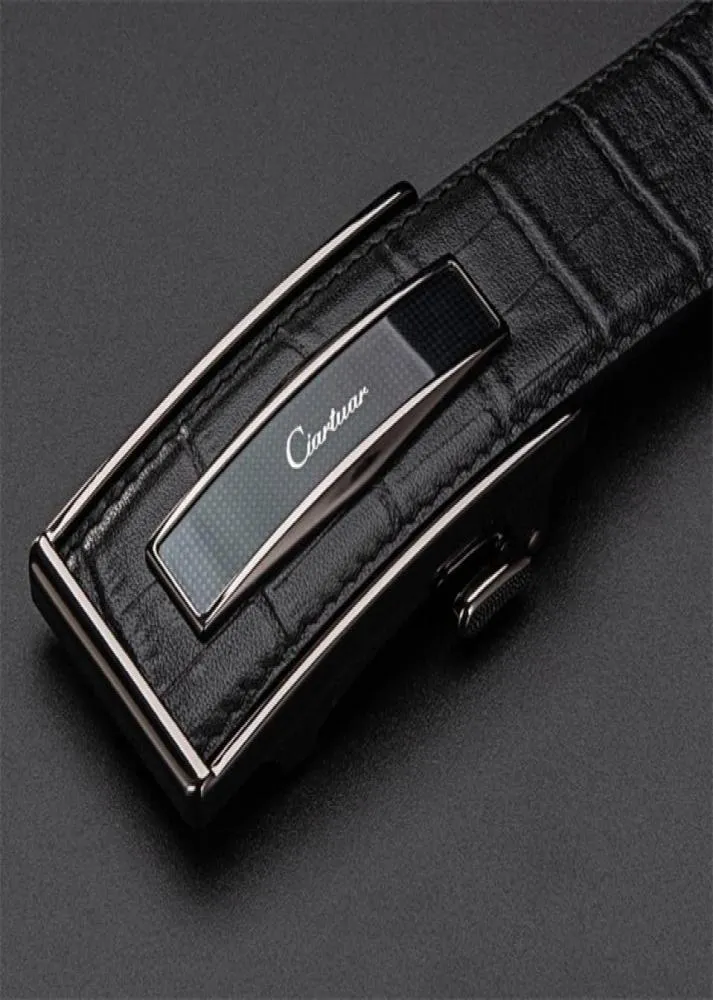 Ciartuar ceinture en cuir boucle automatique s pour hommes taille véritable hommes de luxe concepteur de haute qualité bracelet de mode 2204026804622