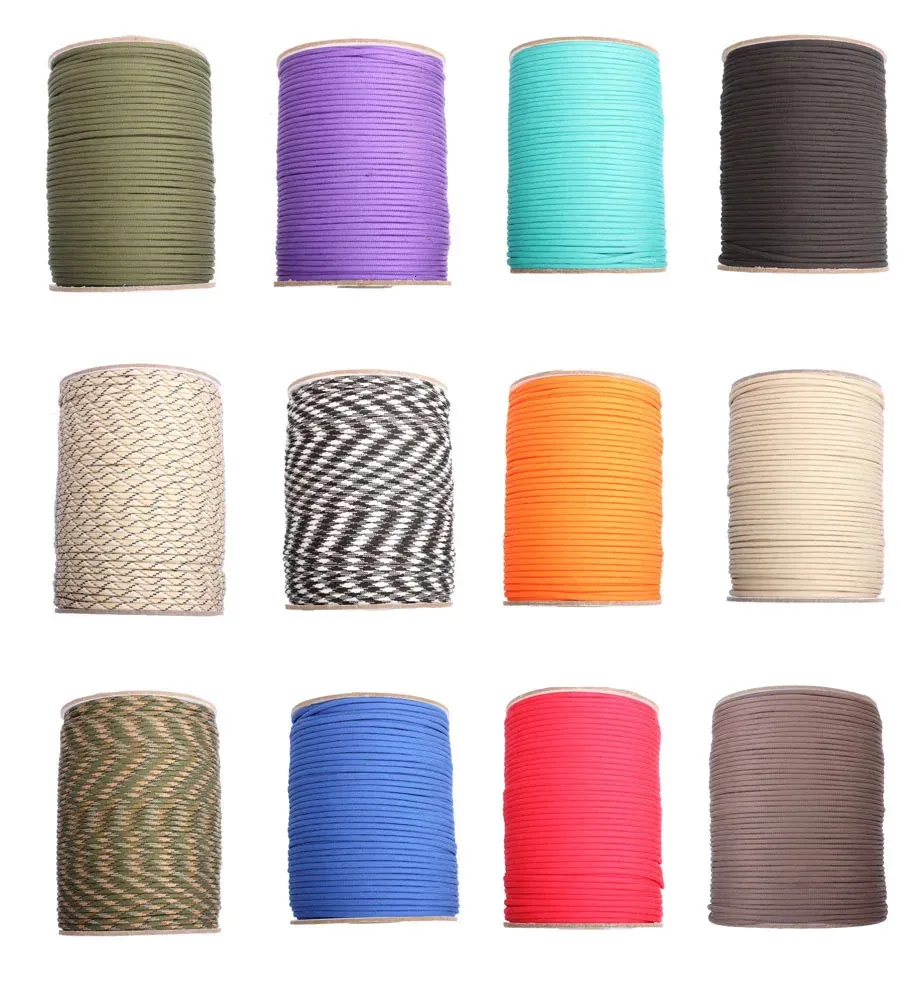 100 Mètres De Paracorde 2mm 1 Brin - Corde De Parachute Mil-Spec Pour Camping Et Outdoor