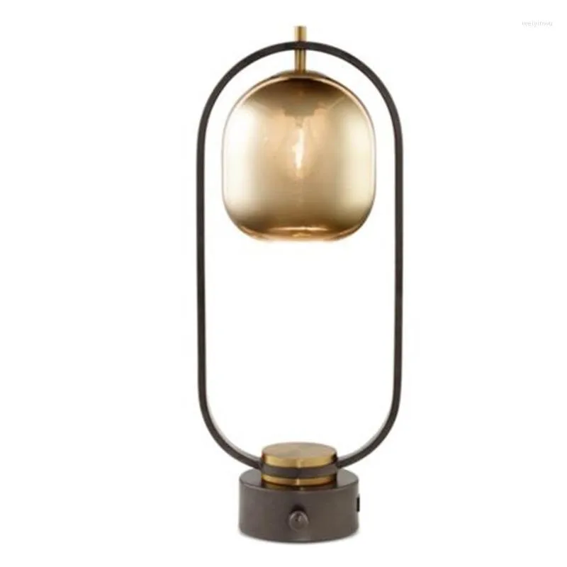 Lampes de table Chevet en bois Home Deco Lighting Gaming Lights Modern Gold Lamp Handmade