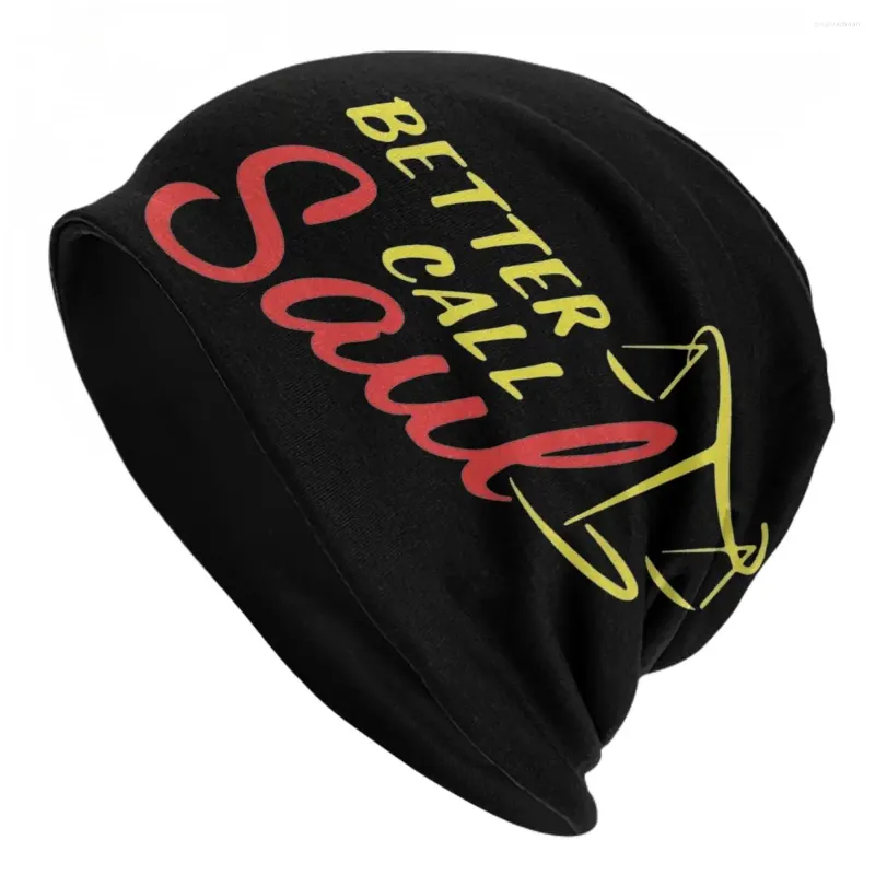 Berets أفضل استدعاء Saul beanie شعار فريد من نوعه قبعات القبعات الهيب هوب دافئ دافئ القبعة التريكو ثنائية الاستخدام