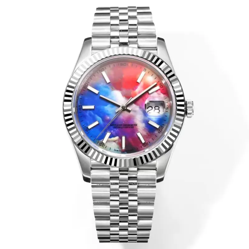 Role Watch 41mm Men's New Steel Enameled Painted Literature Sapphire Mirror with Swiss Superluminova Swiss Automatic Caliber Details Perfectly Replicated1