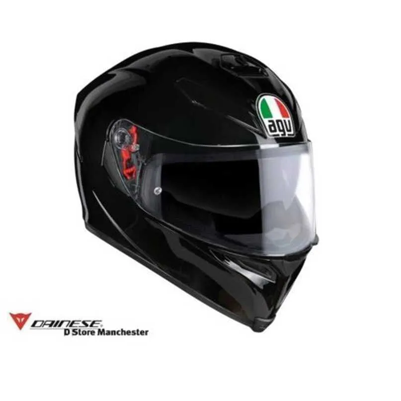 AGV Full Helmets Men and Women's Motorcycle Helmets AGV K5-S Gloss Black Sport Touring Urban Helmet M/L WN-J144