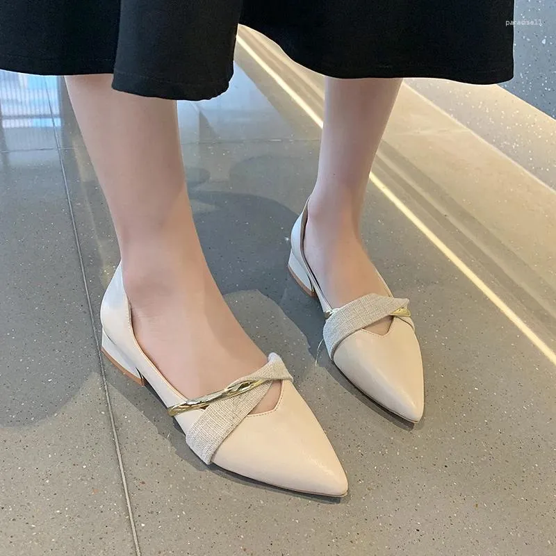 Dress Shoes Small Xiangfeng Single Women Spring And Autumn 2023 Type Shallow Heel Soft Sole Doudou Commuter Women's