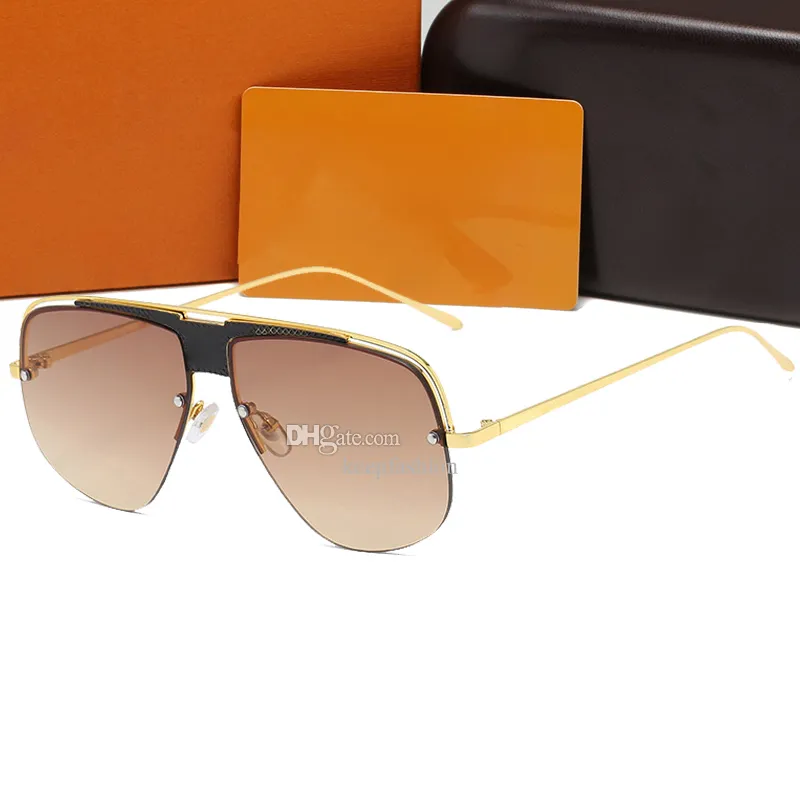 Gafas de sol de diseñador de mujeres gafas gafas para hombres grandes gafas de sol de gran tamaño anteojos negros para hombres gafas de viaje de calle 20b28 con caja