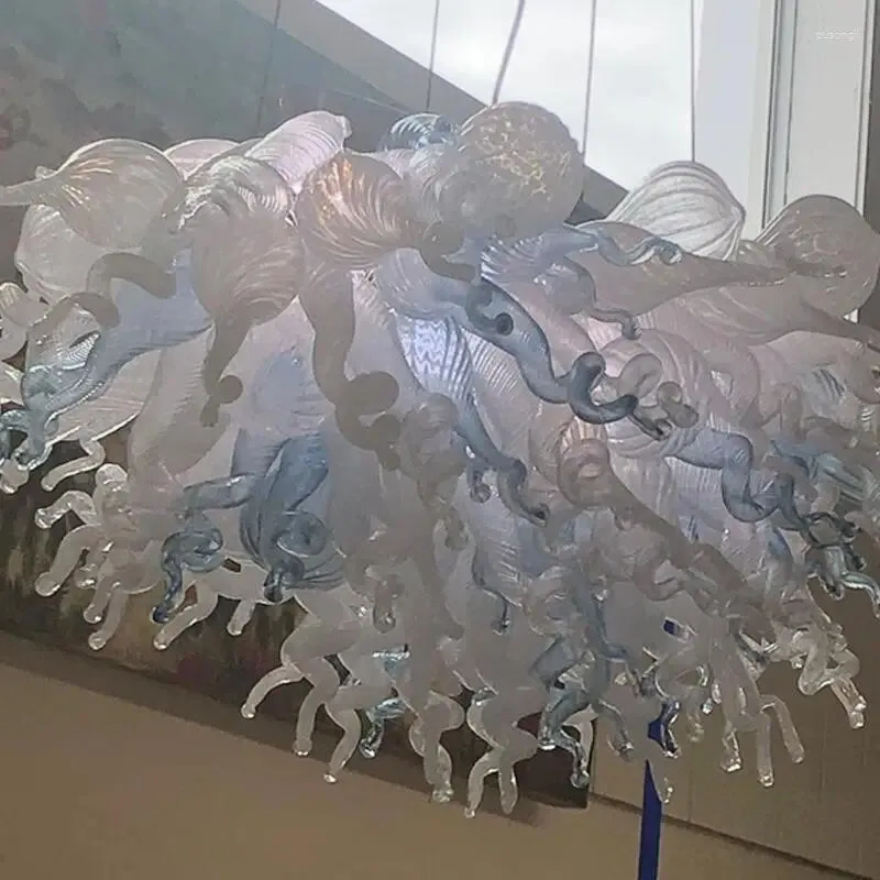 Lampes suspendues Fantaisie Décorative Éclairage intérieur moderne Murano Lustres en verre soufflé