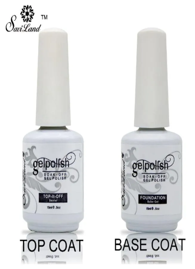 Nouveau vernis Gel professionnel à tremper, Base et couche de finition, 15ml, apprêt pour Nail Art, Uv, 7779660