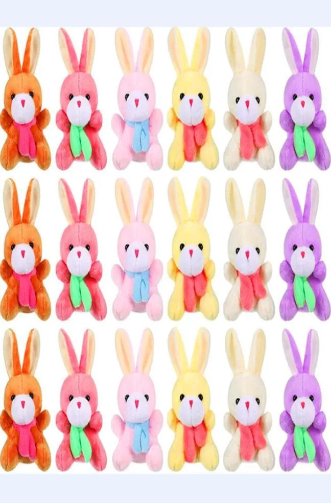 2023 New Easter Rabbit Plush Animals Toys 4 inch Plush Rabbit toys Soft Bunny Dolls3794083