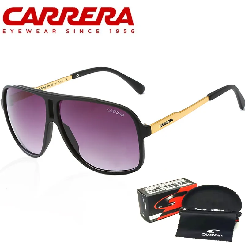 Classic Square Sunglasses Men Carrera Brand Design Sport Sun Glasses for Men UV400 Protection Mirror Eyewear Masculino Oculos