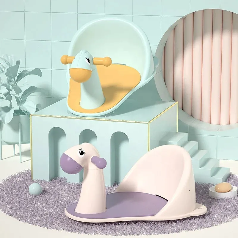 Sièges de baignoire Siège de bain pour bébé Chaise de siège de baignoire pour bébé pour enfant en bas âge Douche née Siège de bain mignon Tapis souple antidérapant pour bébés de 6 mois jusqu'à 231101