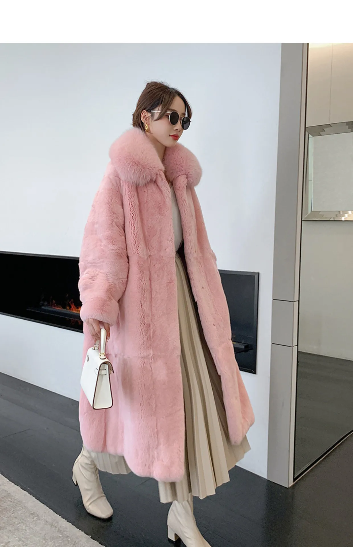 Plush Faux Fur Coat Women Warm Thick Fluffy Overcoat Winter Female Elegant  Fashion Coats Lady Casual Loose Long Teddy Outerwear