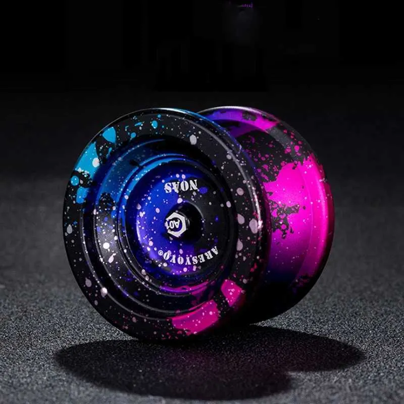 New Butterfly Metal Alloy Aluminum Yoyo Professional With 10 Ball Kk Bearing High Speed Yo Yo Classic Toys Cool Colors Yo Yo 1PC