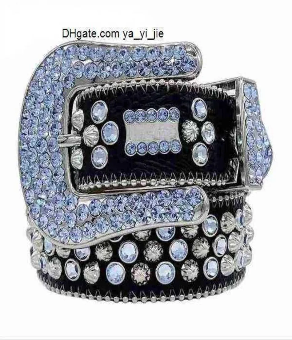 Bb Riem 2022 Designer Simon Riemen voor Mannen Vrouwen Glanzende diamanten riem wit cintura uomo boosluxurygoods 1030 154079593