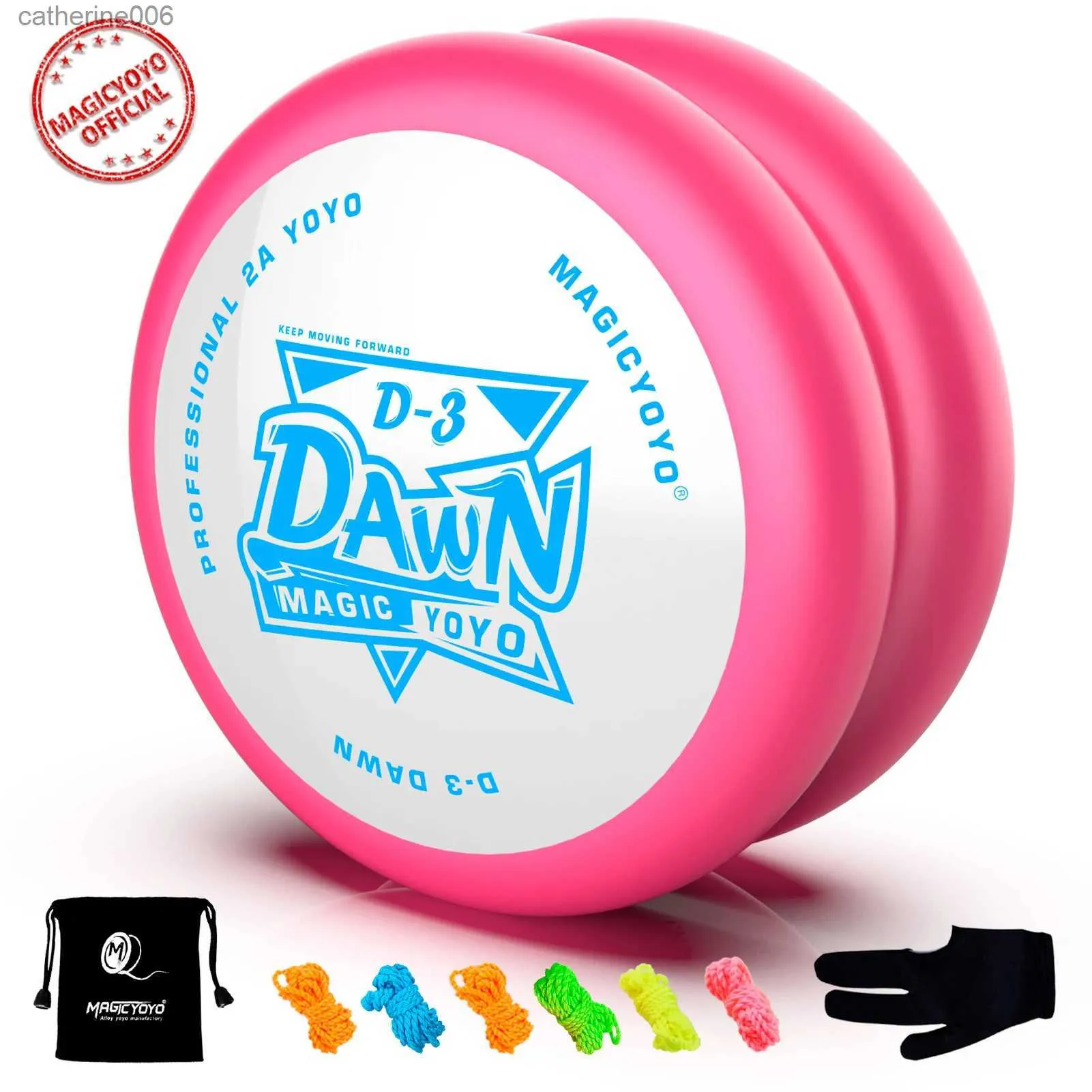 Yoyo Magicyoyo Looping Yoyo D3 Plastic Responsive Yoyo med 6 strängar 1 Yo-Yo Glove 1 Yo Bagl231102