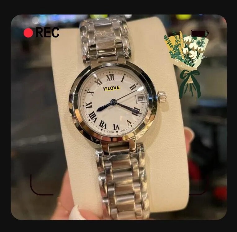 Montre à cadran de réservoir romain de lune pour femmes populaires 30 mm petite taille horloge à batterie mouvement à quartz en acier inoxydable bracelet en acier inoxydable ultra fin bracelet montre-bracelet cadeaux