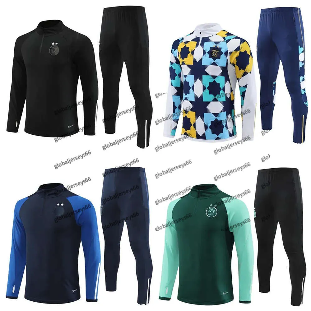 New_22/23/24 Algerije Algerie Heren Kids Voetbal Trainingspak Jersey Kit Set 2023 24 Mannen Trainingspak Voetbal trainingspakken Survetement Voet