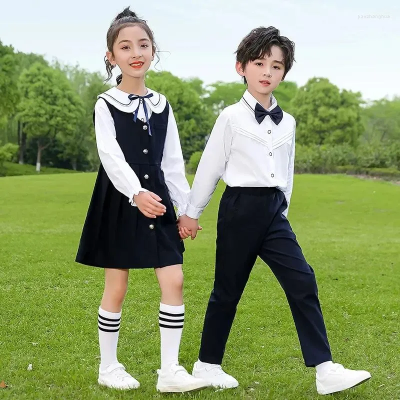 Clothing Sets Primary And Secondary School Students' Choir Children's Performance Dress Uniform Kindergarten Poetry Recitation