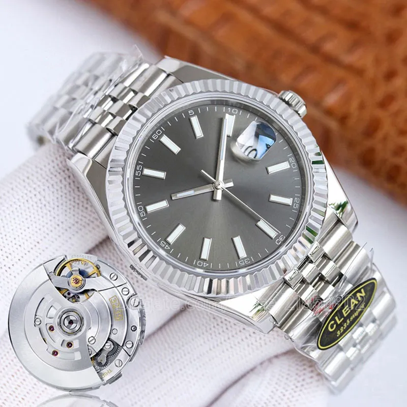 Date watch mechanical lady 36mm datejust gold 3135 oyster bracelet stainless steel sapphire water resistant 41mm 3235 movement Datejust wristwatch cleanfactory