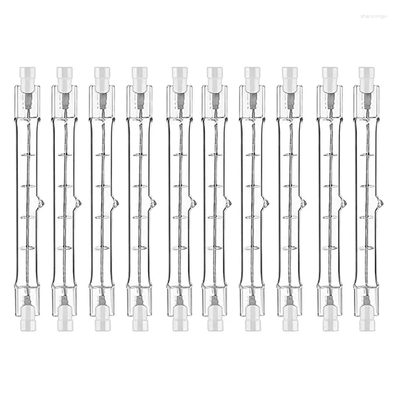 Ampoule halogène 118 mm 200 W 230 V lot de 10 lampes à tige R7S à intensité variable