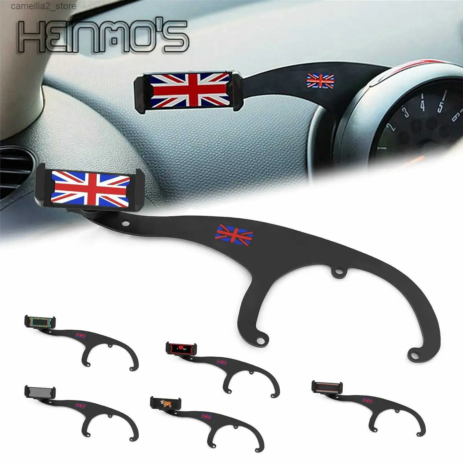 Autohouder Voor MINI Cooper R55 R56 R57 R60 R61 Auto Mobiele Telefoon GPS Houder Voor MINI Cooper F55 F56 Telefoon Houder Beugel Styling Accessoires Q231104