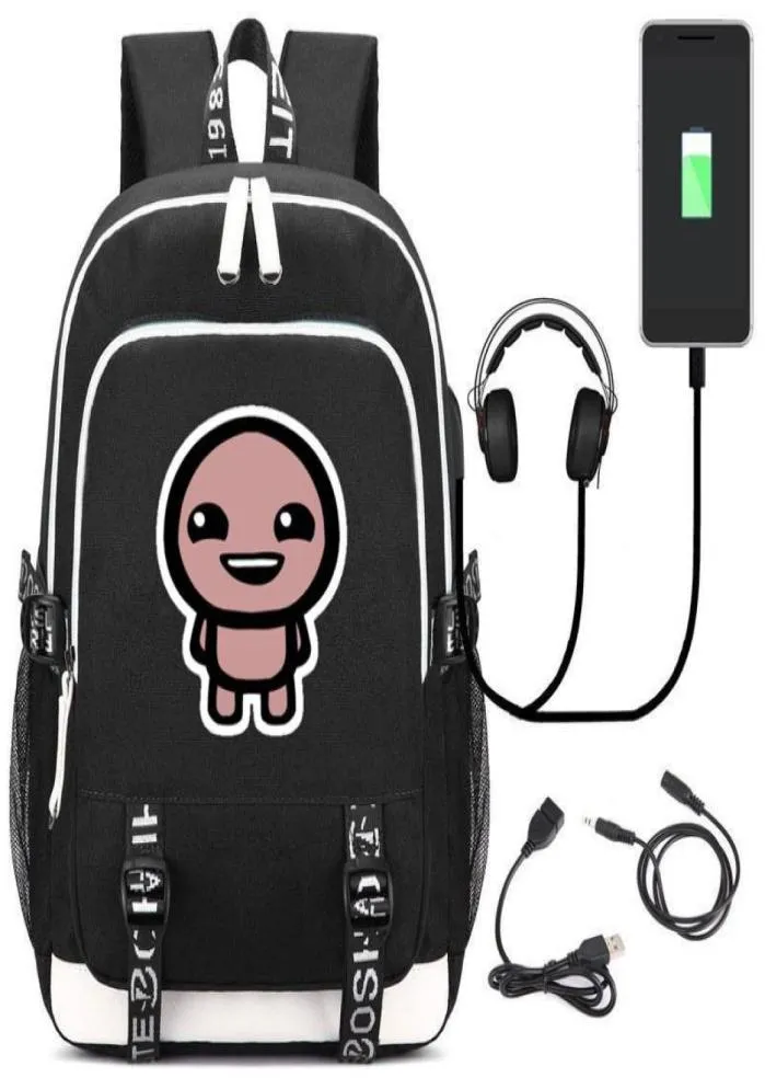Mochila The Binding Of Isaac Student School Bags Bookbag Cosplay Unisex Laptop Travel