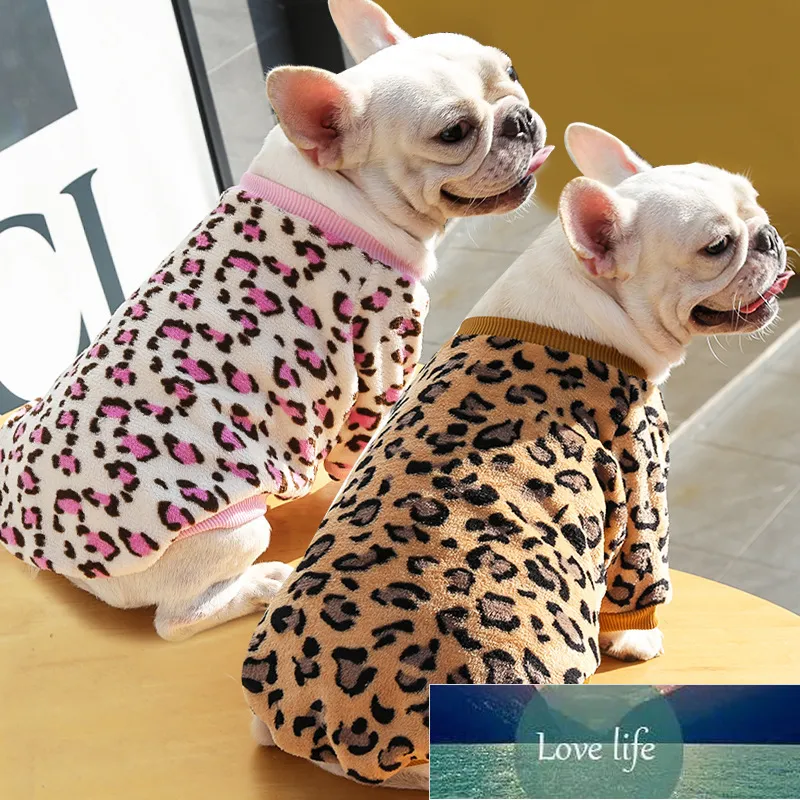 Wholesale Medium Large Dog French Bulldog Puppy Autumn and Winter Thermal Pajamas Coat Pet Supplies Cat Two-Legged Clothes
