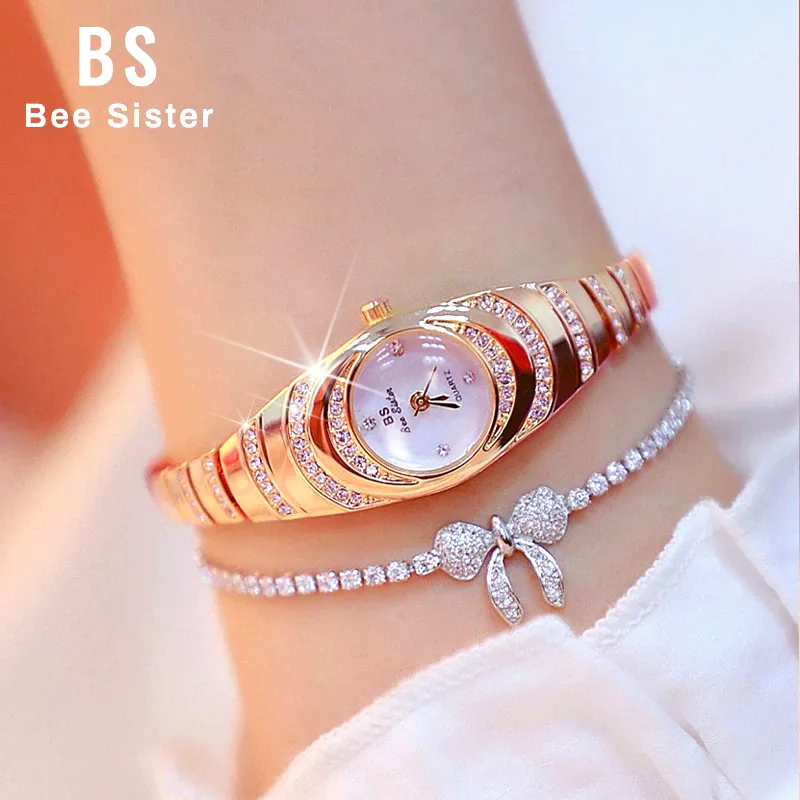 Relógios femininos de alta qualidade Movimento japonês Moda de moda Small Watches for Women Gold Gold Luxury Ladies Wristwatch Diamond feminino Página feminina 230403