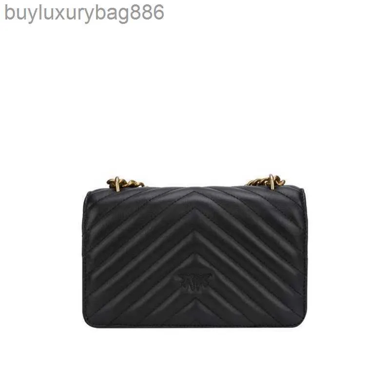 Luxury Handbag Love Bag Pks with Logo 22 Autumn/Winter V-shaped Quilted Small Fragrant Style Metal Chain Flying Bird Swallow Bag YYNOB