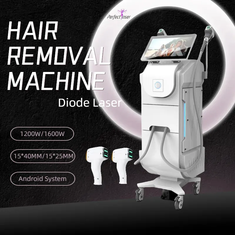Machine d'épilation à refroidissement rapide 808nm, Laser à Diode, réduction permanente des poils, Instrument de rajeunissement de la peau