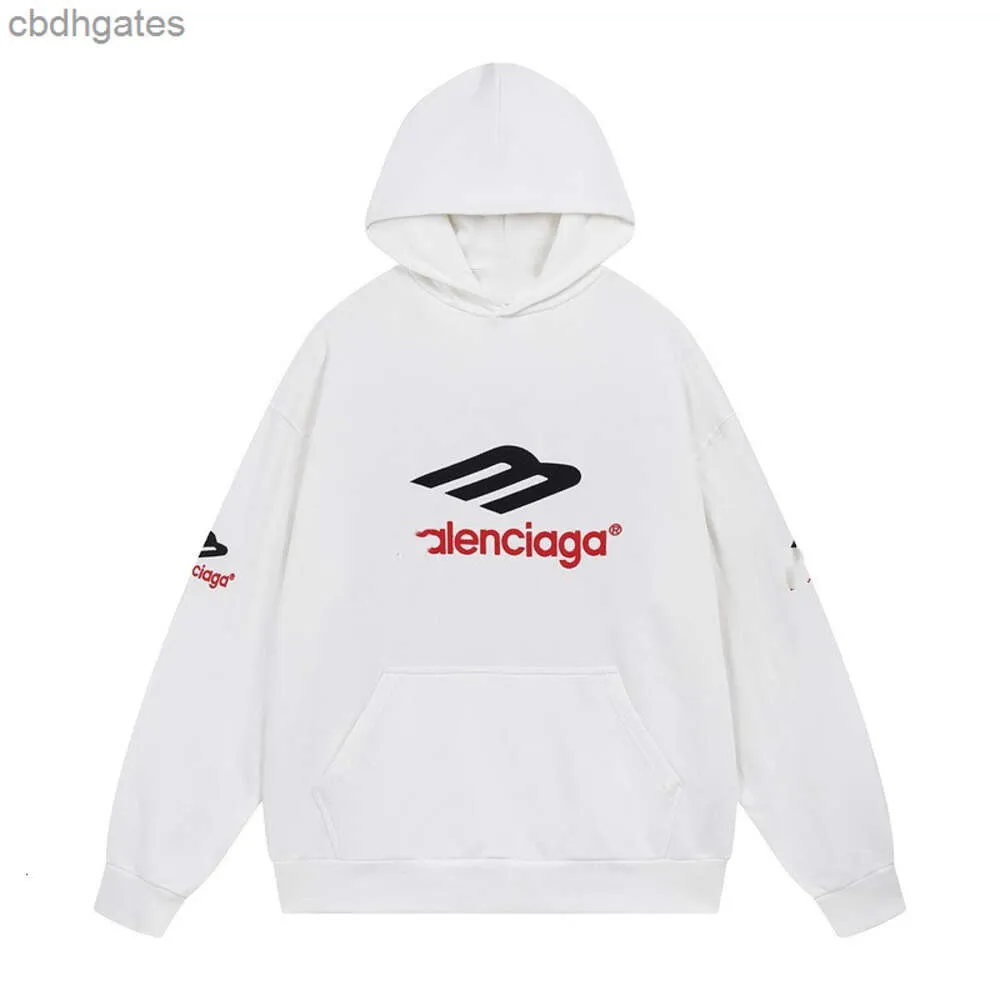 Famille Brodée Balenciiaga Grands Sweats À Capuche Femme Lettre Pull Icône Version Hommes Paris Couple b Mode À Capuchon Étiquette De Haute Qualité 5JB2