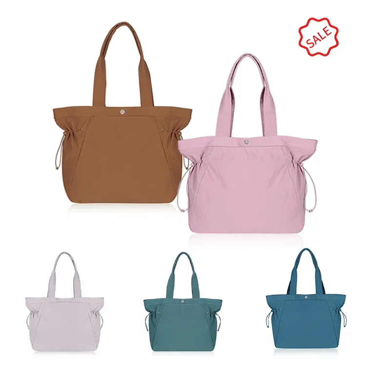 Wasserdichte lululemens Damen-Sport-Shopper-Tasche, seitlicher Cinch-Luxus-Crossbody-Aufbewahrung, Schulter-Wochenendtasche, Reise-Designer-Clutch-Tote-Herren-Handtasche, Damen, große Gürteltaschen