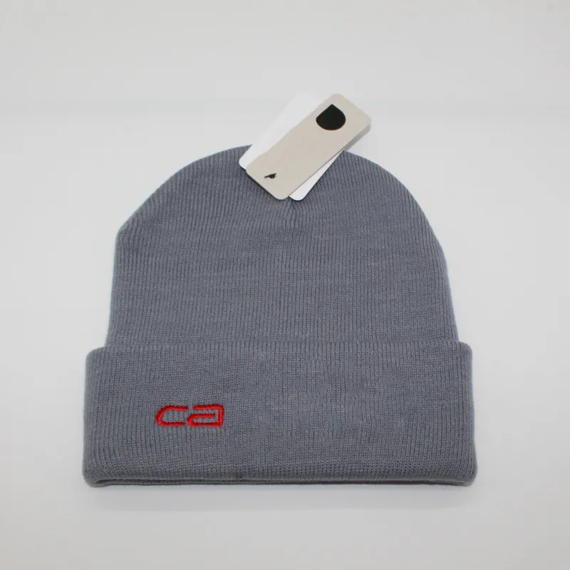 Gorro de letra de algodão de malha de designer para mulheres e homens moda casual chapéus de inverno