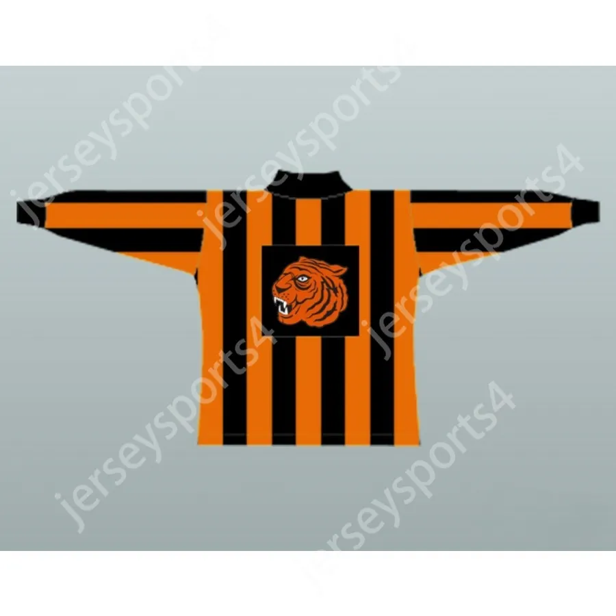 Custom 1920-21 Hamilton Tigers Replica koszulka hokeja Top zszyty S-L-xl-xxl-3xl-4xl-5xl-6xl