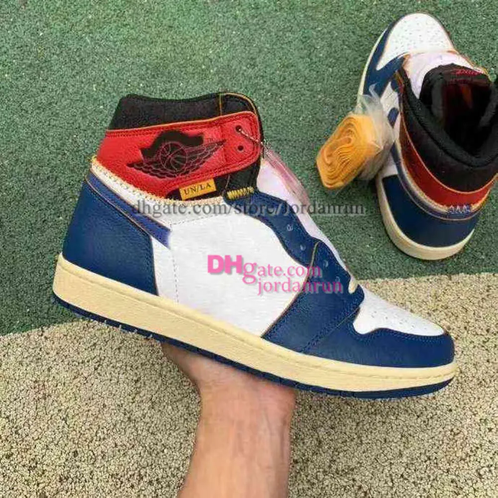 Union 1s High Auténtico 2024 Lanzamiento Og Nrg Zapatos La Black Toe