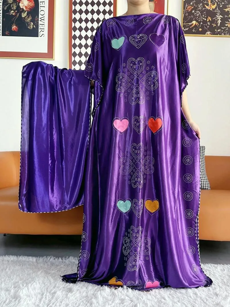 Vêtements ethniques 2023 Caftan d'été africain Femmes musulmanes Robe Inde Caftan Vêtements traditionnels Tissu imprimé Afrique Femme Maxi Tenue décontractée