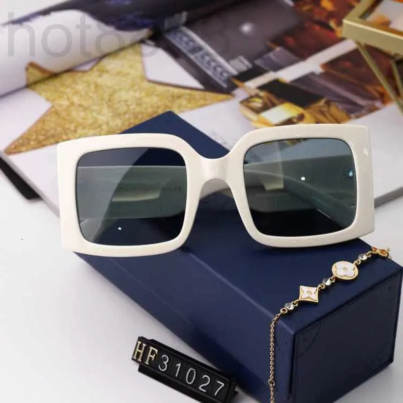 Sunglasses Designer New Large Square Polarized Street Photo Women's Tidal Straight YLDZ